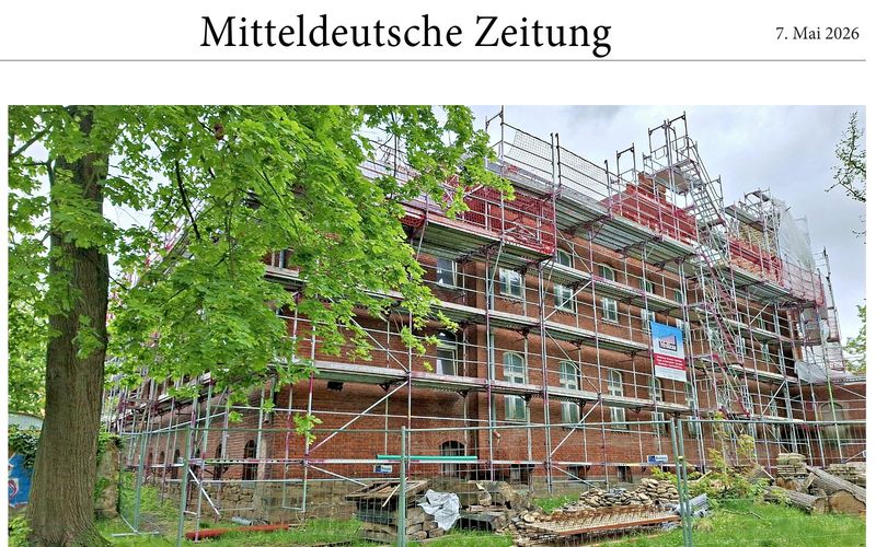 Zeitungsausschnitt: Campus steht im Mittelpunkt