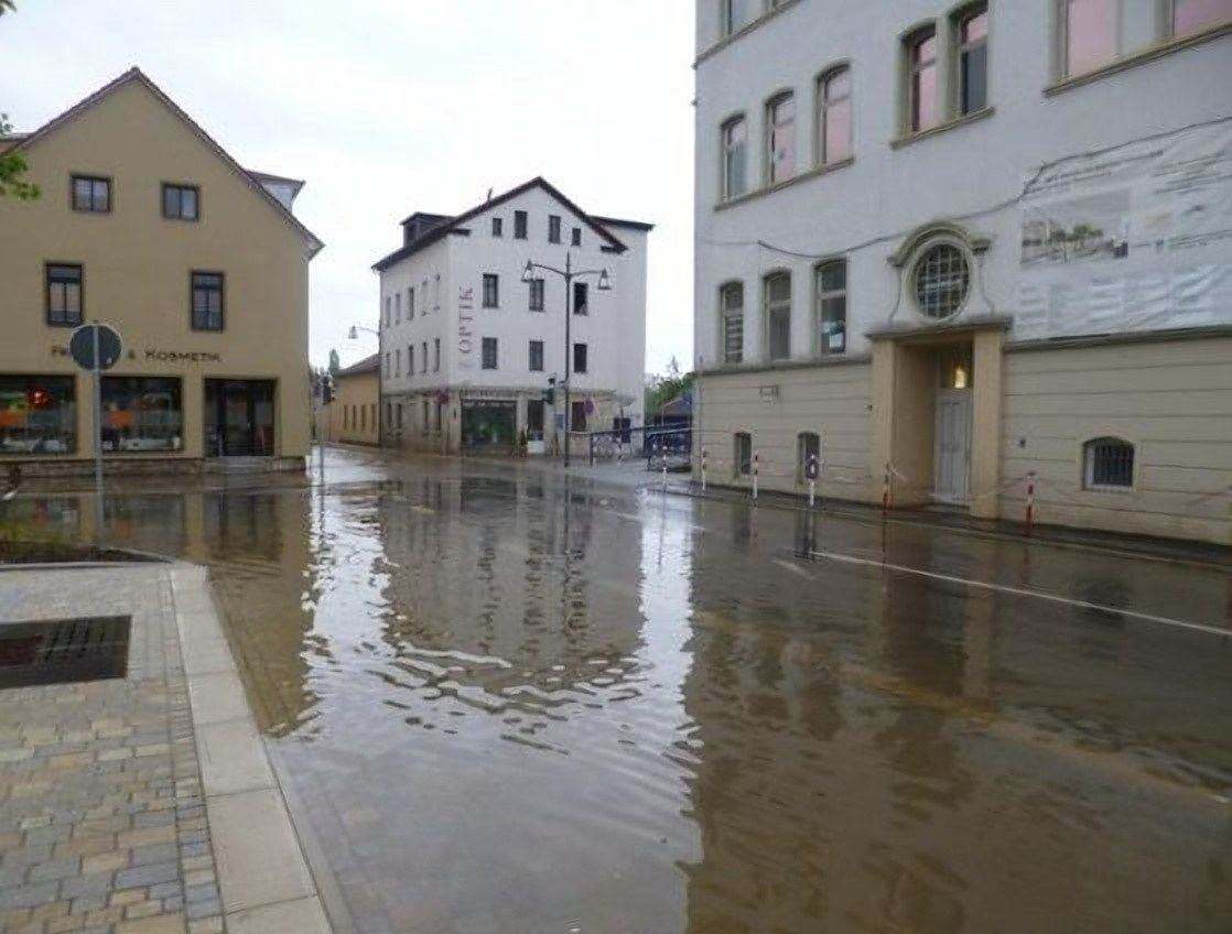 Hochwasser Juni 2013 – betroffene Innenstadtbereiche