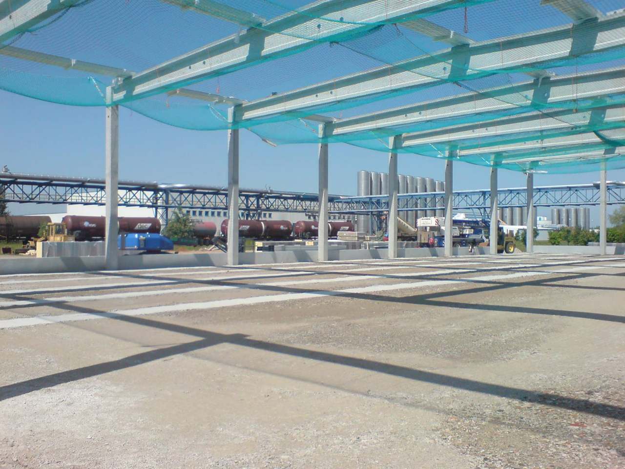 Rohbau einer Industriehalle